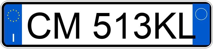 Numer rejestracyjny CM513KL posiada FIAT Punto 3a serie Numer rejestracyjny CM513KL posiada FIAT Punto 3a serie