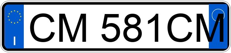 Numer rejestracyjny CM581CM posiada AUDI A3 2a serie Numer rejestracyjny CM581CM posiada AUDI A3 2a serie