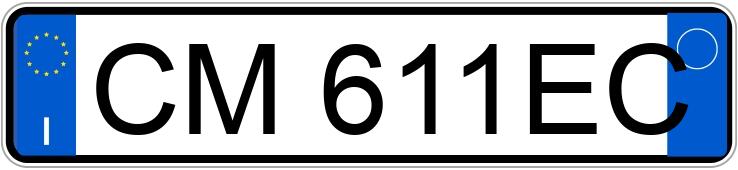 Numer rejestracyjny CM611EC posiada RENAULT Kangoo 2a serie