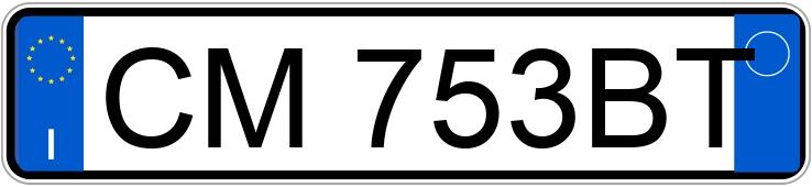 Numer rejestracyjny CM753BT posiada MERCEDES Classe A