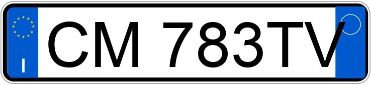 Numer rejestracyjny CM783TV posiada BMW X5