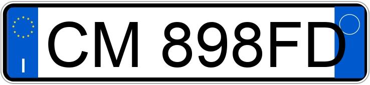 Numer rejestracyjny CM898FD posiada SEAT Ibiza 3a serie