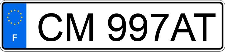 Numer rejestracyjny CM997AT posiada CITROEN C3