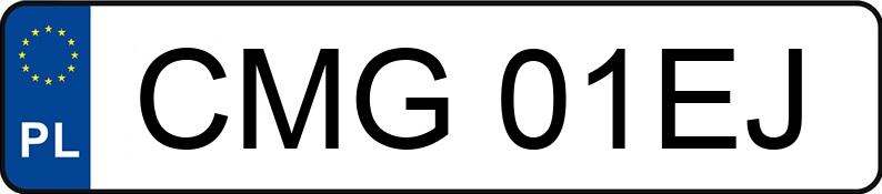 Numer rejestracyjny CMG 01EJ posiada SEAT CORDOBA 1.6 KAT - CMG01EJ