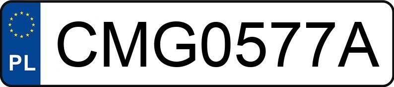 Numer rejestracyjny CMG 0577A posiada AUDI A6 - CMG0577A Numer rejestracyjny CMG 0577A posiada AUDI A6 - CMG0577A