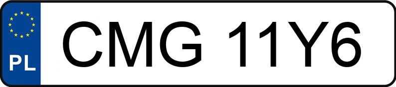 Numer rejestracyjny CMG 11Y6 posiada OPEL Corsa D 1.4 MR`06 E4 Enjoy Aut. - CMG11Y6