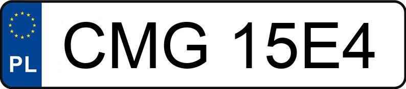 Numer rejestracyjny CMG 15E4 posiada VOLVO V50 2.0 D MR`04 E4 V50 2.0 D MR`04 E4 - CMG15E4