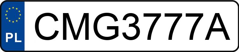 Numer rejestracyjny CMG 3777A posiada RENAULT CAPTUR - CMG3777A