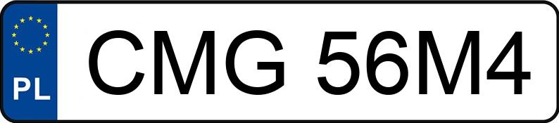 Numer rejestracyjny CMG 56M4 posiada WIATKA WP 150 - CMG56M4