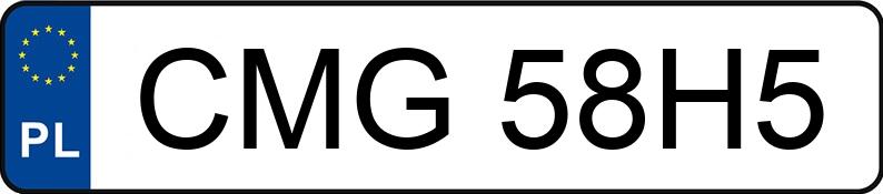 Numer rejestracyjny CMG 58H5 posiada FORD MONDEO - CMG58H5 Numer rejestracyjny CMG 58H5 posiada FORD MONDEO - CMG58H5