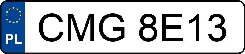 Numer rejestracyjny CMG 8E13 posiada FORD Mondeo 2.0 TDCi MR`04 E3 Trend - CMG8E13