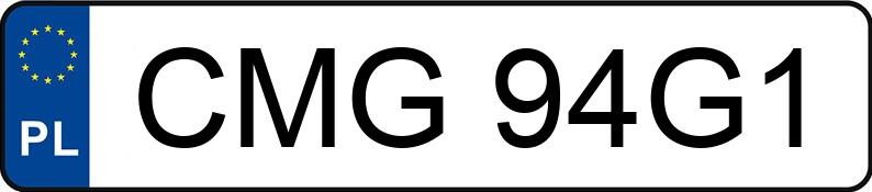 Numer rejestracyjny CMG 94G1 posiada MERCEDES-BENZ ML 320 CDI - CMG94G1