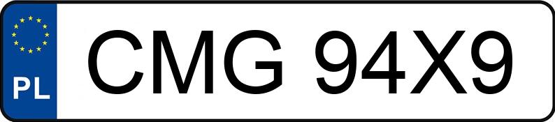 Numer rejestracyjny CMG 94X9 posiada OPEL CORSA - CMG94X9 Numer rejestracyjny CMG 94X9 posiada OPEL CORSA - CMG94X9