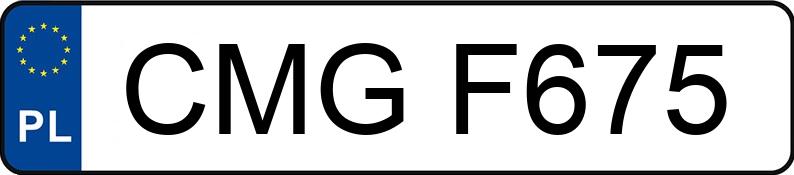 Numer rejestracyjny CMG F675 posiada OPEL Astra II 1.6 MR`98 Astra II 1.6 MR`98 - CMGF675 Numer rejestracyjny CMG F675 posiada OPEL Astra II 1.6 MR`98 Astra II 1.6 MR`98 - CMGF675