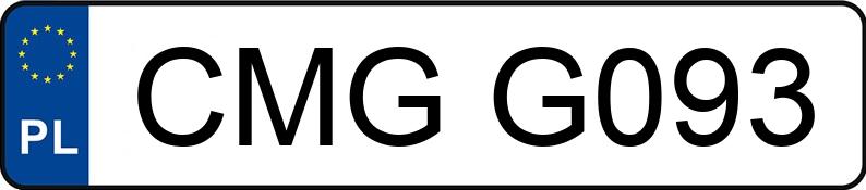 RegistreringsnummerCMG G093 har FIAT Cinquecento 0.7 Kat. Young - CMGG093
