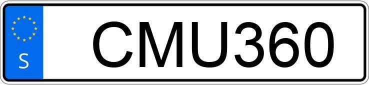 Numer rejestracyjny CMU360 posiada BMW X3 2.0d xDrive Numer rejestracyjny CMU360 posiada BMW X3 2.0d xDrive