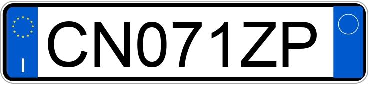 Numer rejestracyjny CN071ZP posiada FIAT Punto 3a serie Numer rejestracyjny CN071ZP posiada FIAT Punto 3a serie