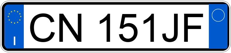 Numer rejestracyjny CN151JF posiada FIAT Panda 2a serie