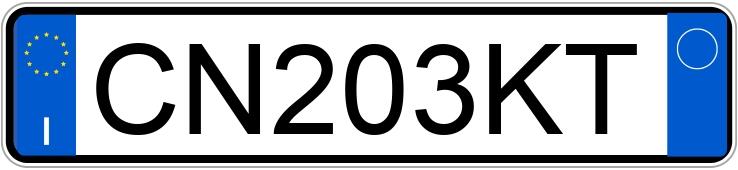 Numer rejestracyjny CN203KT posiada VOLKSWAGEN Golf 5a serie Numer rejestracyjny CN203KT posiada VOLKSWAGEN Golf 5a serie