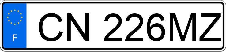 Numer rejestracyjny CN226MZ posiada AUDI Q3 Numer rejestracyjny CN226MZ posiada AUDI Q3