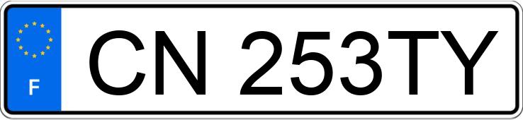 Numer rejestracyjny CN253TY posiada PEUGEOT 307