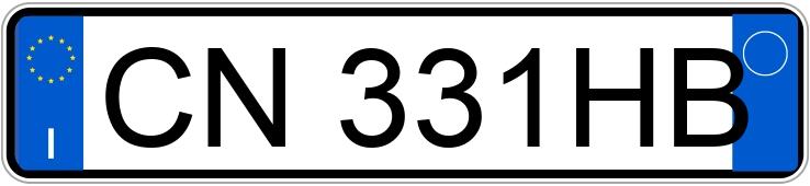 Numer rejestracyjny CN331HB posiada MINI Mini 2a serie