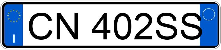 Numer rejestracyjny CN402SS posiada OPEL Corsa 3a serie