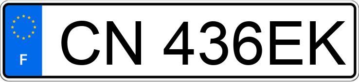 Numer rejestracyjny CN436EK posiada RENAULT KANGOO EXPRESS II