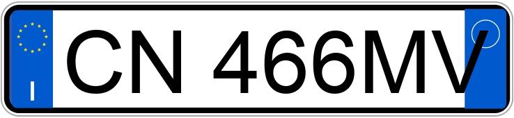 Numer rejestracyjny CN466MV posiada MERCEDES Classe A