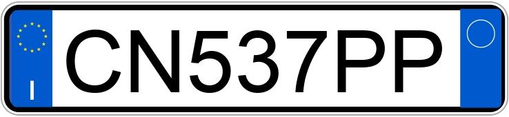 Numer rejestracyjny CN537PP posiada VOLKSWAGEN Golf 5a serie