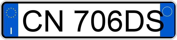 Numer rejestracyjny CN706DS posiada LANCIA Ypsilon