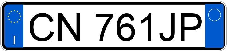 Numer rejestracyjny CN761JP posiada FIAT Punto 3a serie