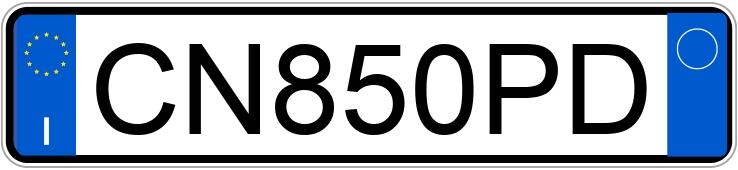 Numer rejestracyjny CN850PD posiada FIAT Panda 2a serie Numer rejestracyjny CN850PD posiada FIAT Panda 2a serie