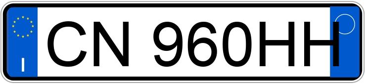 Numer rejestracyjny CN960HH posiada FIAT Punto 3a serie
