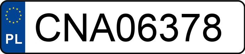 Numer rejestracyjny CNA 06378 posiada MAZDA PREMACY - CNA06378