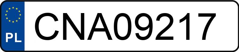 Numer rejestracyjny CNA 09217 posiada BMW 520i Kat. MR`03 E3 E60 520i Kat. MR`03 E3 E60 - CNA09217