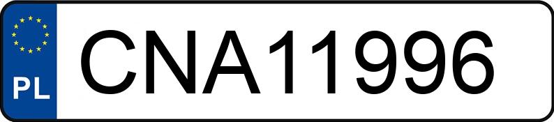 Numer rejestracyjny CNA 11996 posiada OPEL CORSA - CNA11996 Numer rejestracyjny CNA 11996 posiada OPEL CORSA - CNA11996