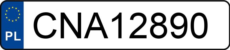 Numer rejestracyjny CNA 12890 posiada PEUGEOT 307 SW 2.0 MR`06 E4 Premium 145 - CNA12890