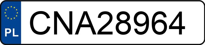 Numer rejestracyjny CNA 28964 posiada BMW 318CI - CNA28964