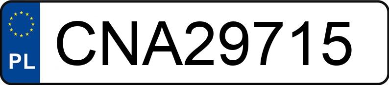 Numer rejestracyjny CNA 29715 posiada VOLKSWAGEN GOLF - CNA29715 Numer rejestracyjny CNA 29715 posiada VOLKSWAGEN GOLF - CNA29715