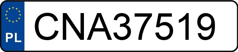 Numer rejestracyjny CNA 37519 posiada OPEL MOKKA - CNA37519