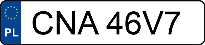 Numer rejestracyjny CNA 46V7 posiada VOLKSWAGEN POLO 1.4 KAT - CNA46V7 Numer rejestracyjny CNA 46V7 posiada VOLKSWAGEN POLO 1.4 KAT - CNA46V7