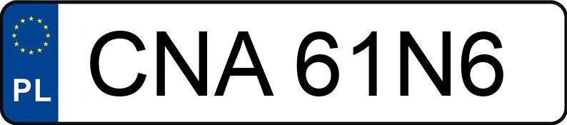 Numer rejestracyjny CNA 61N6 posiada BMW 316 - CNA61N6 Numer rejestracyjny CNA 61N6 posiada BMW 316 - CNA61N6