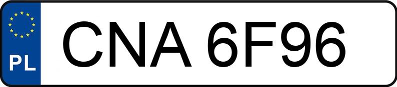 Numer rejestracyjny CNA 6F96 posiada DODGE Caravan 3.0 Kat. SE - CNA6F96