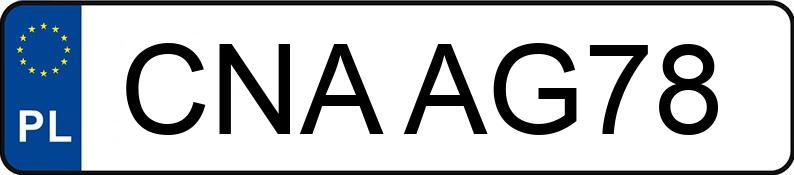 Numer rejestracyjny CNA AG78 posiada VOLKSWAGEN PASSAT 1.9 TDI KOMBI - CNAAG78