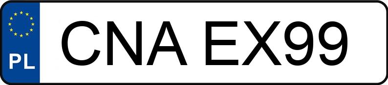 Numer rejestracyjny CNA EX99 posiada MERCEDES-BENZ E 220 Kat. 124 E 220T - CNAEX99 Numer rejestracyjny CNA EX99 posiada MERCEDES-BENZ E 220 Kat. 124 E 220T - CNAEX99