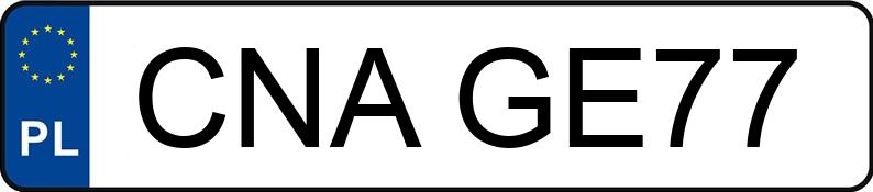 Numer rejestracyjny CNA GE77 posiada BMW M3 - CNAGE77 Numer rejestracyjny CNA GE77 posiada BMW M3 - CNAGE77