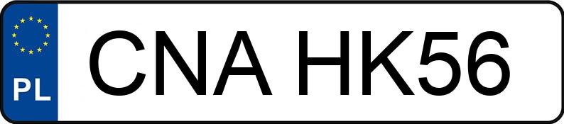 Numer rejestracyjny CNA HK56 posiada PEUGEOT 307 - CNAHK56 Numer rejestracyjny CNA HK56 posiada PEUGEOT 307 - CNAHK56