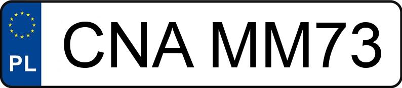 Numer rejestracyjny CNA MM73 posiada OPEL ASTRA 1.7 CDTI - CNAMM73