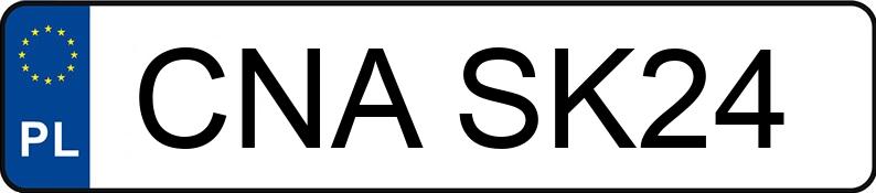 Numer rejestracyjny CNA SK24 posiada BMW 316i Kat. MR`98 E46 316i Kat. MR`98 E46 - CNASK24